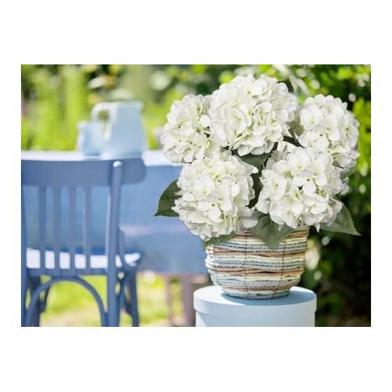 Villa Como Artificial Flower Bouquet Hydrangea Hydrangea Artificial Flower Interior Fake Flower Beautiful Flower Mother's Day Graduation Ceremony