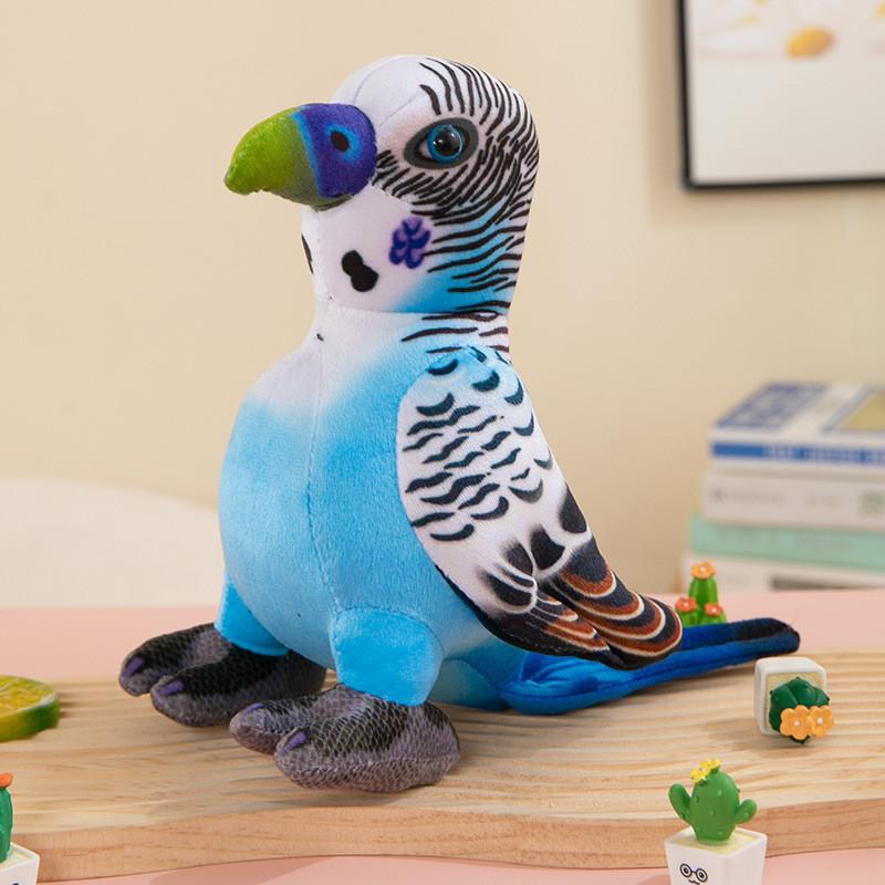 Adorable Plush Parrot Doll Realistic Animal Toy For Kids Boys And Girls Gifts