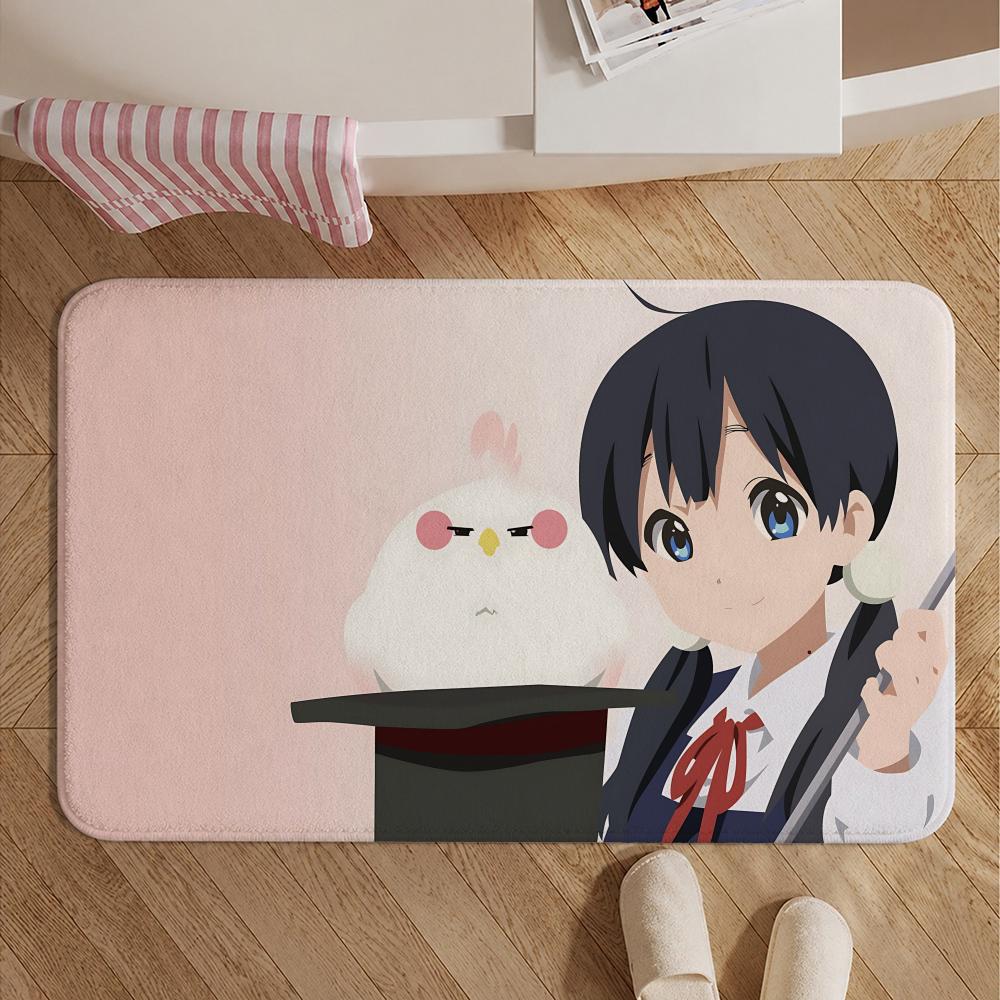 Anime-Tamako Love StoryS Floor Mat Soft Non-Slip Bath Mat, Bedside Carpet, Absorbent Doormat for Home