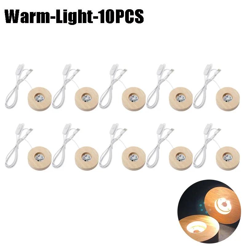 Remote Control Orgonite Pyramid Light Natural Stone Crystal Wood Base LED Night Lamp Dimmable Holder Meditation Decor Healing