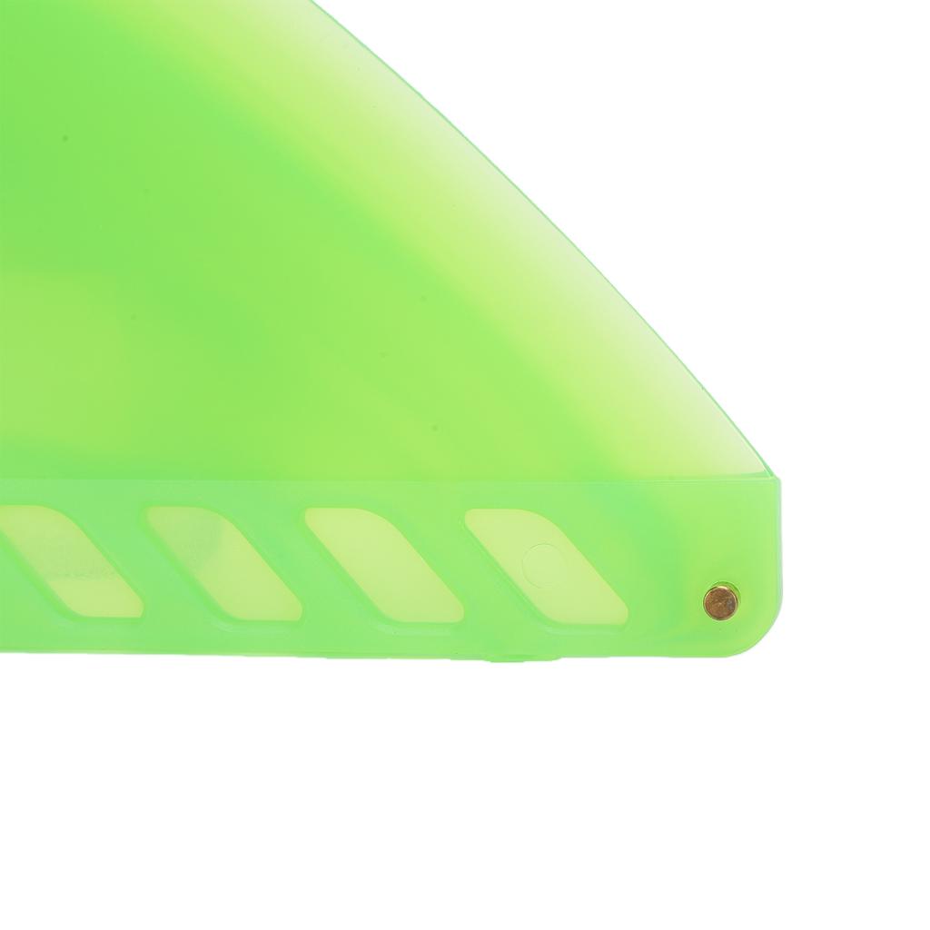 4.6 Inch Surfboard Fin Flexible Bendable TPU Paddleboard Fin Tail Rudder Screw Locking Structure Green