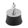 Black Silicone Alloy Golf Ball Pick Up Suction Cup Grabber Retriever Tool