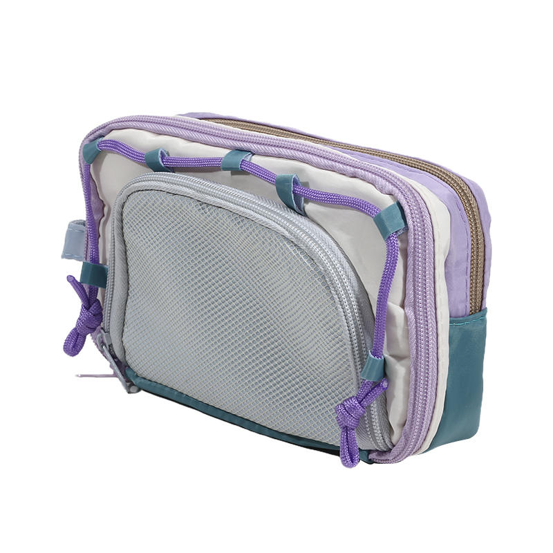 Cute Multi Layer Large Capacity Pencil Case for Kids Girl Five Point Star Stationery Organizer Students Portable Pen Bag