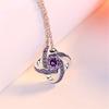 925 Silver Necklace Pendant Dolphin AAA Zircon For Women Fashion Clavicle Chain Necklaces Wedding Party Jewelry Gift