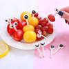 Set of 60 Plastic Fruit Picks Food Picks Food Toothpick Foods Forks Food Pick Fruit Fork Cute Animal Shaped Color Random