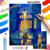 Lady & Tramp Oil Painting Kit Canvas DIY Home Decor GiftNight Scene Romantic Art