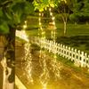 200/600/800 LED Firefly Bunch String Lights Outdoor Christmas Tree Twinkle Fairy Light Copper Wire Waterfall String Light