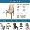 1/2/4/6pcs Elastic Chair Covers Stretch Spandex Chairs Seat Cover Removable Anti-dirty Stool Covers for Hotel Banquet Party