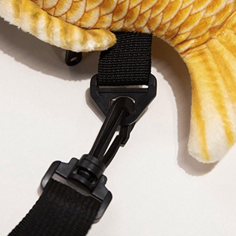 Cartoon Simulation Fish Plush Toy Bag Plush Fish Plush Crossbody Bag Kids Toy