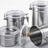 Coffee Beans Vacuum Sealed Jug Stainless Steel Food Airtight Container For Kitchenware Portable Grain Storage Can For Kitchen