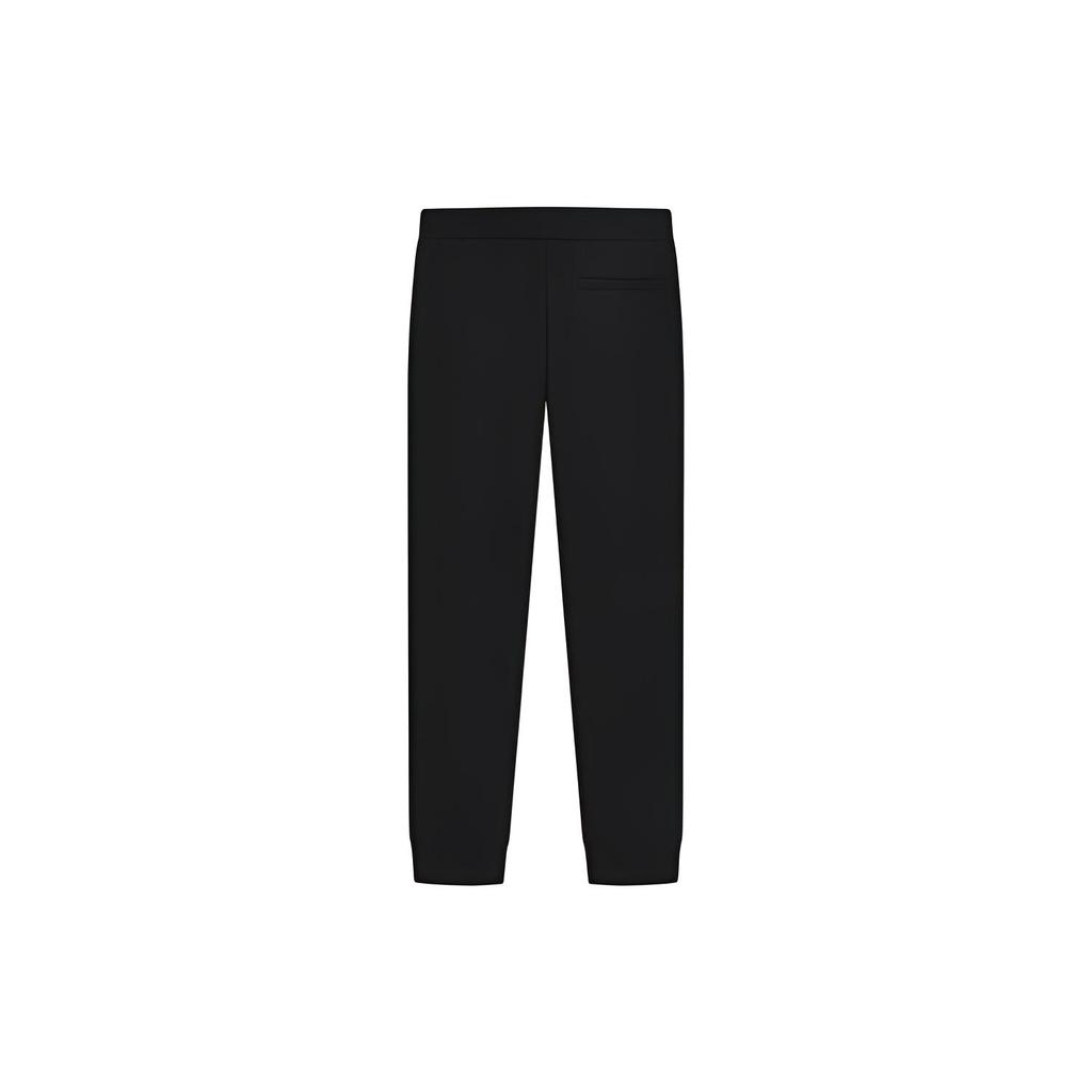 New FILA Knitted Sweatpants Women's Jet Black F11W248608FBK