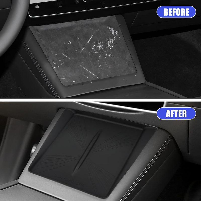 2025 For Tesla Model Y Juniper Center Console Silicone Mat Designed Refresh,Non-Slip Design For Tesla Model 3 Highland 2024-2026