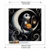 5D DIY Diamond Painting Decorative Skeleton and The Moon Full Round Drill Scenery Diamond Embroidery Cross Stitch Kits Home Decor Gift