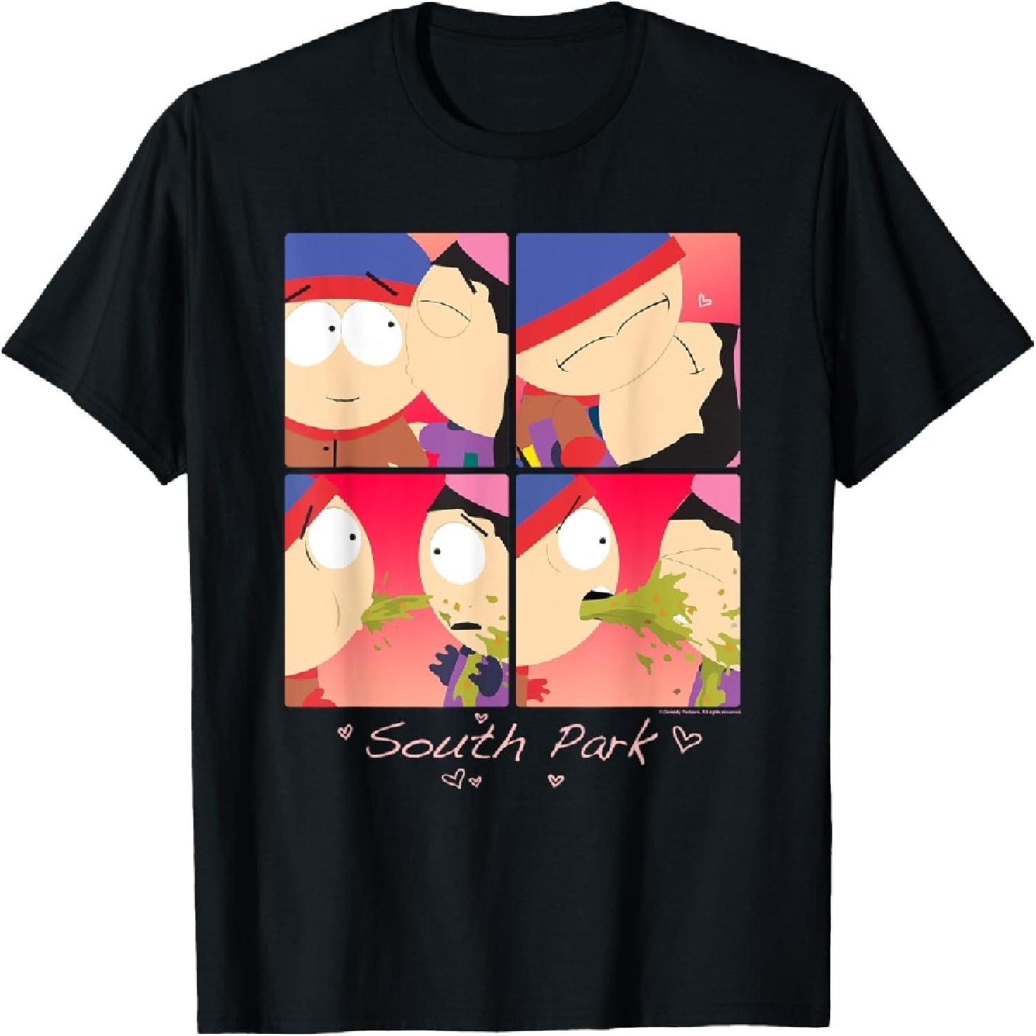 Футболка South Park Стэн и Венди Квадраты Любви XXXXXL разноцветный