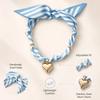 Handgjord Halsduks Halsband Lätt Choker Halsband Gåvor Hjärthänge Outfitaccessoarer