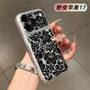 Black Lace Ultra-Thin Instantly Transform17 Series Phone Case For iPhone17 16 15 14 13 12 11ProMax INS Frosted Transparent Cover