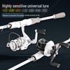 Pearl White Cross-Border Long-Distance Casting Fishing Reel