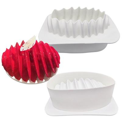 Mousse de favo de mel Molde de bolo de silicone DIY Molde de utensílio de cozimento