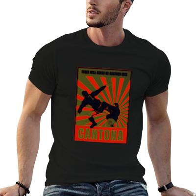 Cantona Kick T-Shirt T Shirts for Man Graphic Tees T Shirts for Man Pack White Men T Shirt Cotton 100% T-Shirt