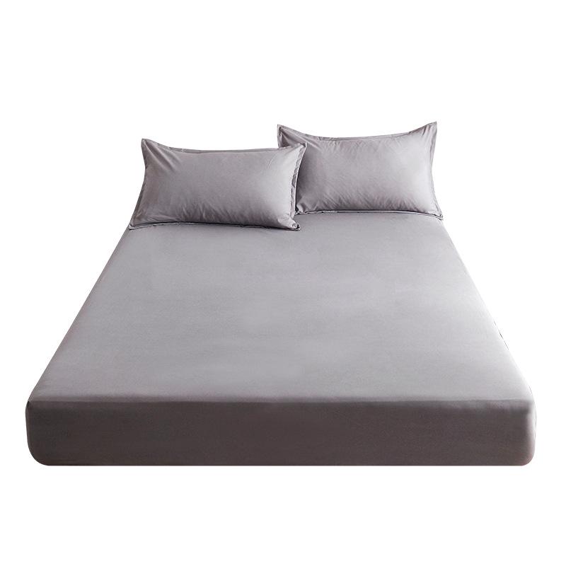 Brushed Cotton Non-slip Fitted Sheet and Mattress Cover for Hotel & Guesthouse Beds