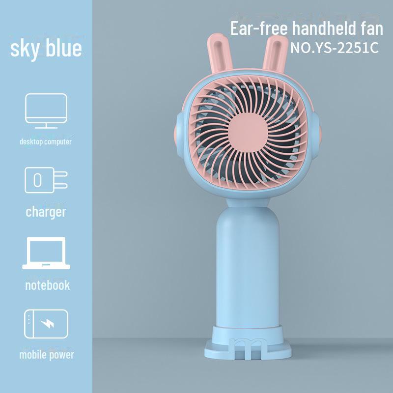 New Flower Mini Portable USB Handheld Fan - Summer Fresh and Compact Electric Fan