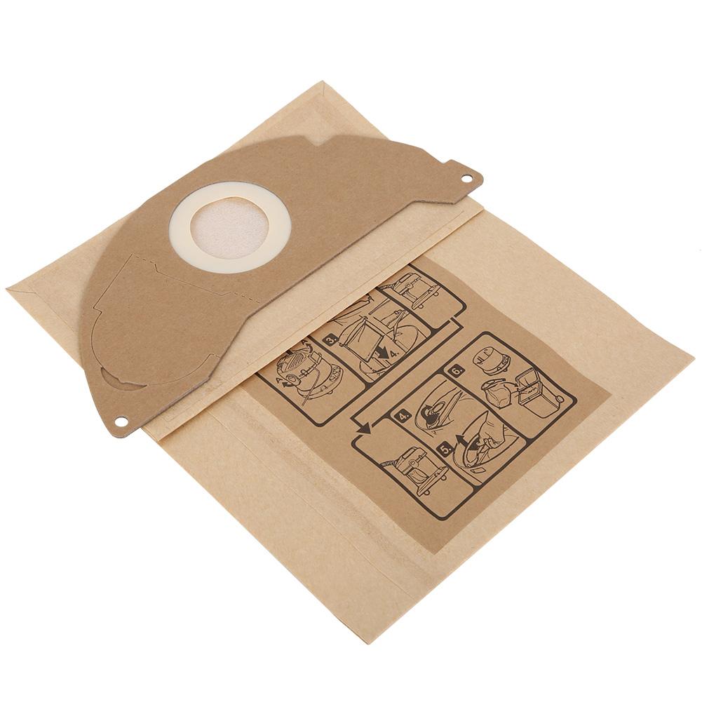 10Pcs Set Vacuum Cleaner Paper Garbage Dust Bags for KARCHER WD2250 A2004 A2054 MV2