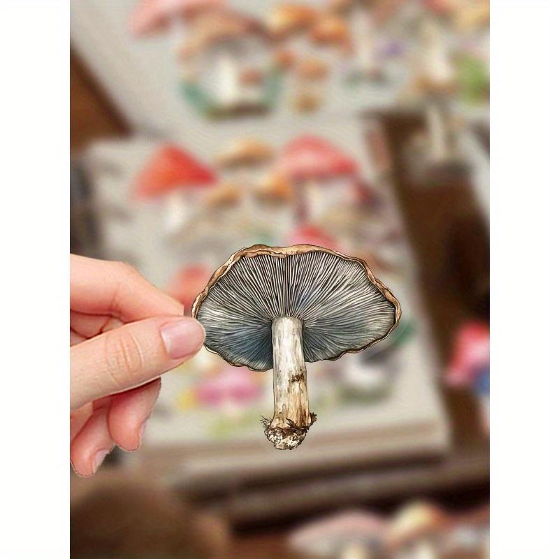 50 Stück Retro Pilz Aufkleber Laptop Notizbuch Handyhülle Dekorative Aufkleber Zurück zur Schule