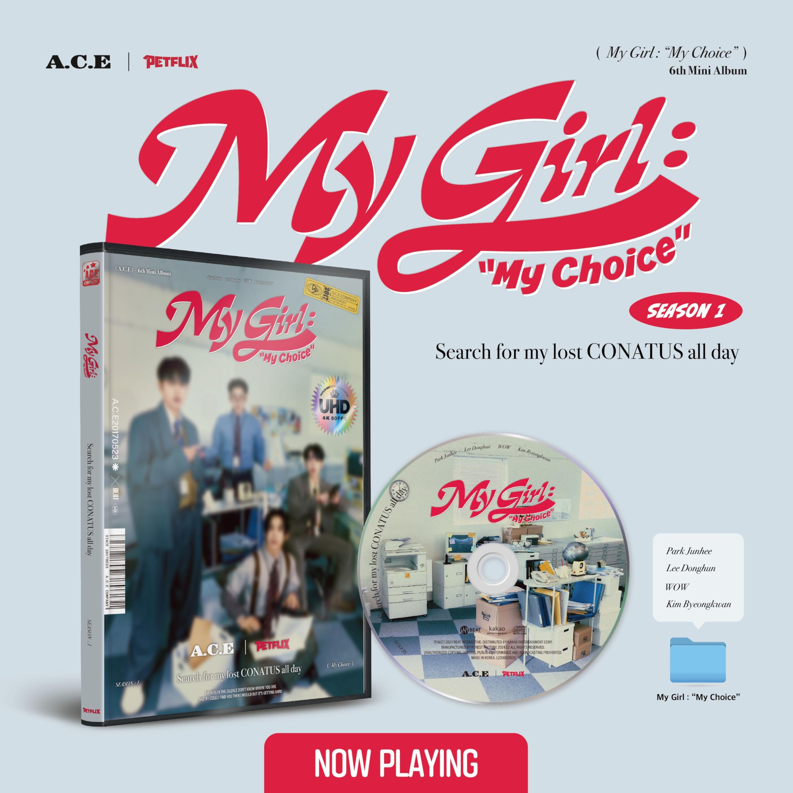 

6-я Мини-девочка My ACE Мой выбор (Корейская версия)