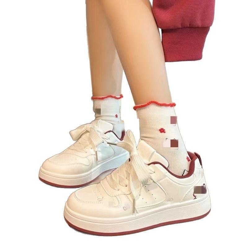 Women's shoes cute kitten platform white shoes children's autumn tide student casual board shoes