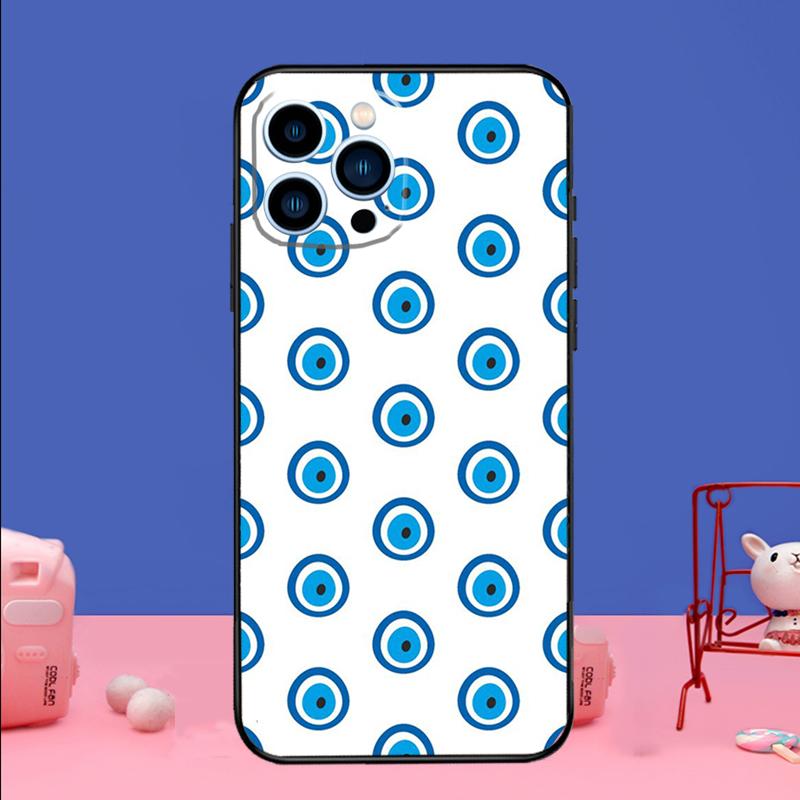 Evil Eyes Phone Case For iPhone 17 16 15 13 11 12 14 Pro Max mini 15 16 Plus 16e 17 Air Bumper Cover