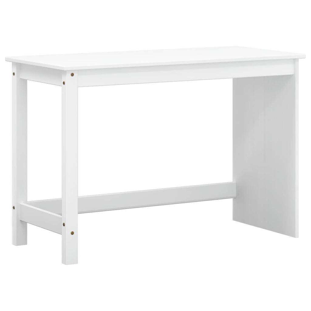 Desk and Rolling Cabinet Set MOSS 2 pcs White