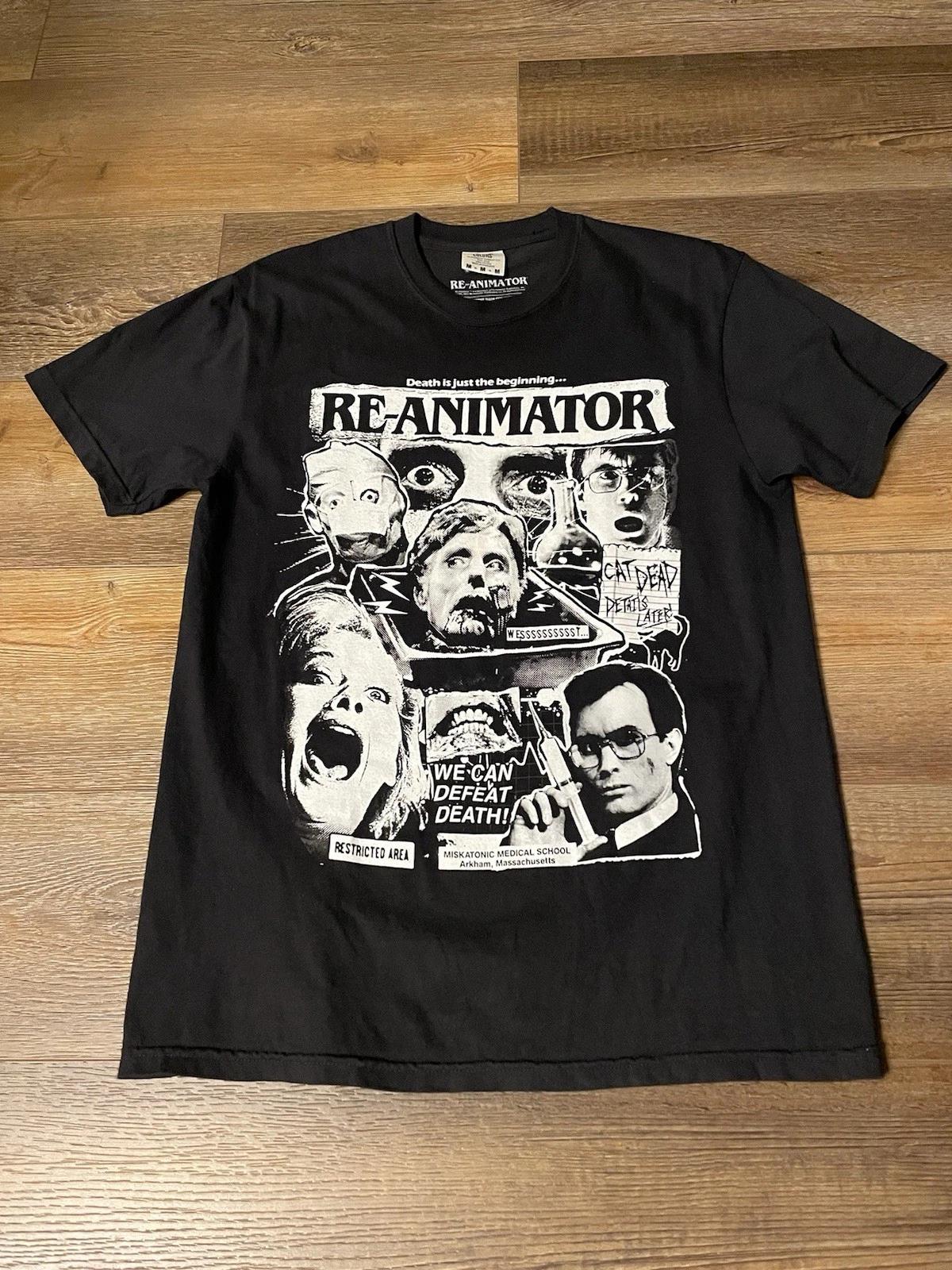 

Re-Animator / Horror Movie Rare Promo Glow in Dark Graphic Tee Shirt Mens Medium L