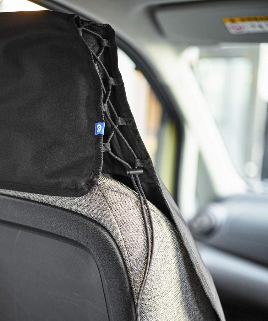 GORDON MILLER Auto Cordura Einzel-Vordersitzbezug mit Aufbewahrungstasche Strapazierfähig Wasserabweisend Schwarz Wasserdicht Schmutzabweisend Universell 1642437