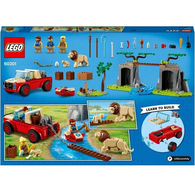LEGO Oraș 60301 Vehicul de salvare a animalelor sălbatice