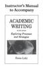 The Academic Writing Instructor's Manual : Exploring Processes and Strategies Book