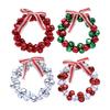 Exquisite Christmas Tree Bell Pendant Flower Wreath Decoration Home Living Room Christmas Tree Party Decoration