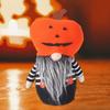 Pumpkin Hat No Face Gnome Spooky Season Dwarf Gnome with Pumpkin Hat Colorful Halloween Table Decoration