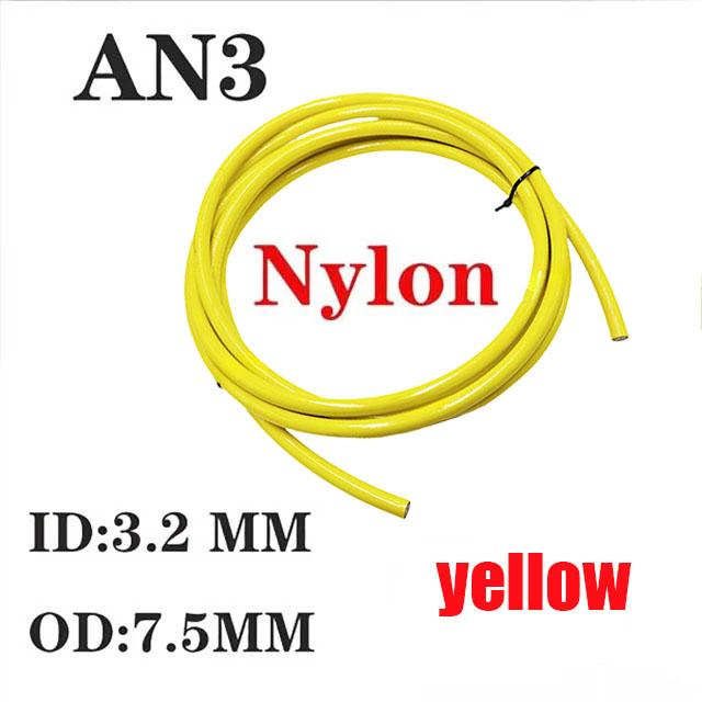 AN3 Motorrad Auto Hydraulischer Bremschlauch Automobil Racing Nylon PTFE Stahlgewebe Kupplung Universell Scheibenbremse Ölleitung 1/8