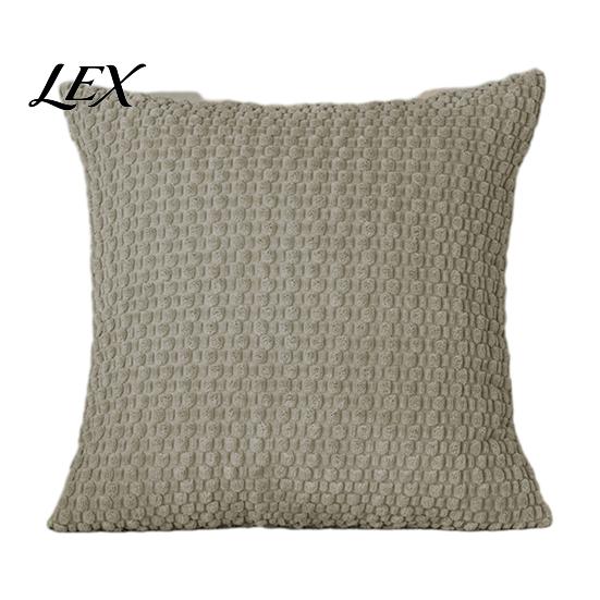 Unique Texture Cushion Cover Solid Color Bubble Pillow Cover, Soft Breathable Throw Case, Modern Minimalist Home Bedroom Pillowcase Decor, Farmhouse