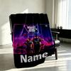 Custom Name Personalized Grand Theft Auto VI Print Blanket, Home Decor, Bedroom, Sofa, Camping, Couch, Gifts for Birthday Christmas