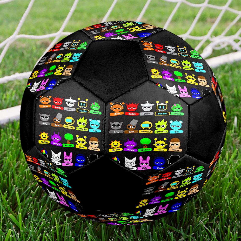 Sprunki Theme Size 5 Soccer Ball, Suitable for Both Indoor and Outdoor Matches, a Gift Suitable for Everyone.