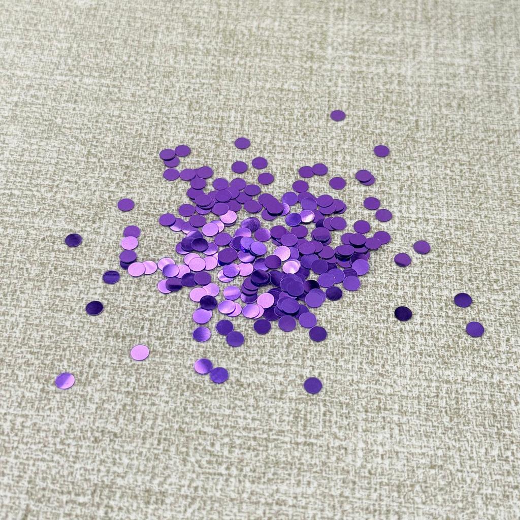 Runde Flache PET-Pailletten Ohne Loch für DIY-Schmuck & Bühnenkostüm-Accessoires