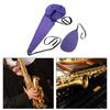 2 Pieces Saxophone Cleaning Cloth Flute Piccolo Soft Convenient Flexible Sax Neck Accessory