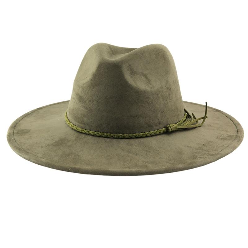 

Trendy Polyester Top Hat With Large Brimmed And Comfortable Sunhat For Travel