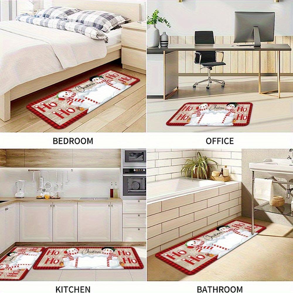 1PC Bohe Styles Pattern Kitchen Rug Non-Slip Door Mat Pop Design Bathroom Rug Bath Mat Carpet for Home Sink Laundry Decor