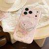 3D Liusha Relief Apple 17pm Phone Case IPhone 16 Cat Magnetic Bracket 13 Anti Drop 15 Suitable 17