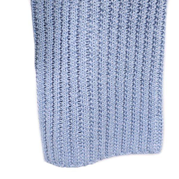 Unused NARACAMICIE Long Sleeve Cotton Knit Cardigan 1 Light Blue Women Used