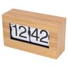 Auto Flip Clock Vintage Retro Large Number Flip Down Desk Table Clock for Home Living Room Office