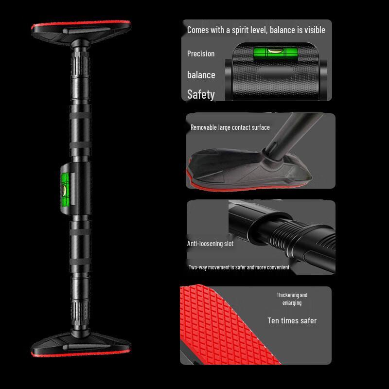WEZHO Anti-Loosening Pull-Up Bar with Level Indicator