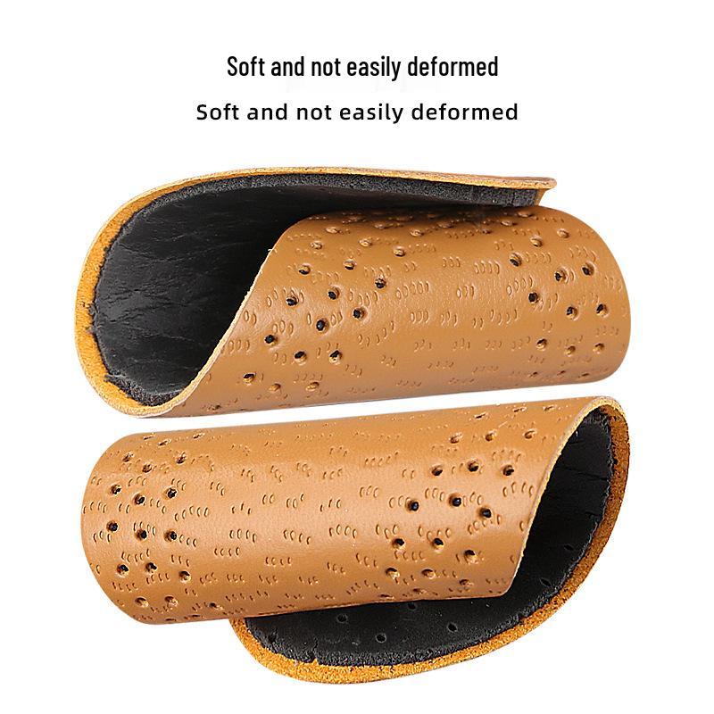 Latex Cowhide Shock-Absorbing Forefoot Pads for Men & Women - Anti-Wear, Thickened, Ideal for Sports & High Heels